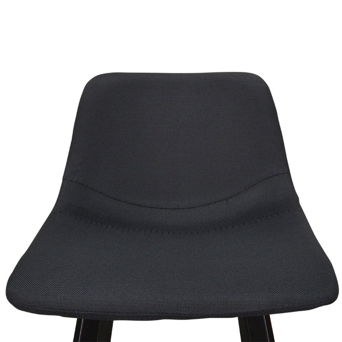 CBS2013-SE 80cm Bar Stool in Black Fabric (Set of 2)