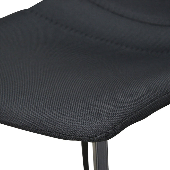 CBS2013-SE 80cm Bar Stool in Black Fabric (Set of 2)