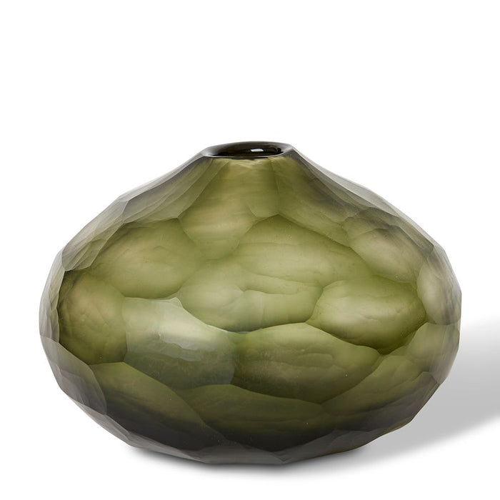 Kimoni Vase - Green, 13cm (H)