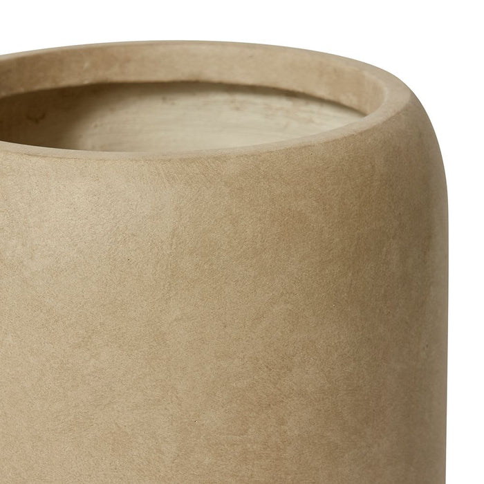 Saheed Fibrestone Planter S3 - Brown