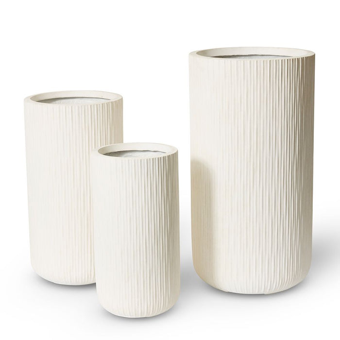 Tenesha Tall Fibrestone Plante - Beige