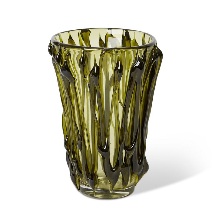 Yafeu Vase - Green, 24cm (H)