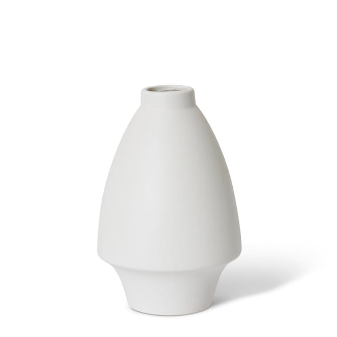 Evie Vase - Off White, 23cm (H)