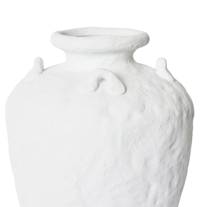 Aziza Vase - White, 54cm (H)