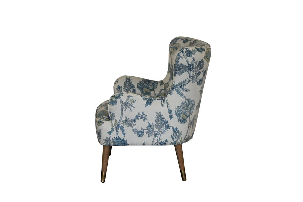 East Hampton Chair Cirencester Floral Velvet