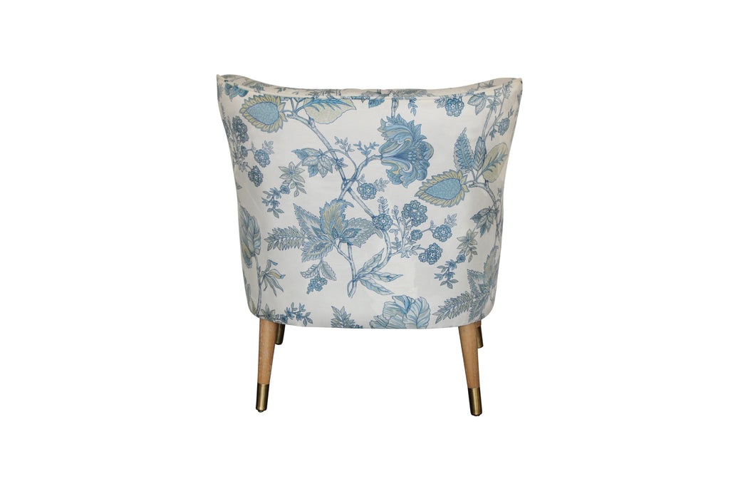 East Hampton Chair Cirencester Floral Velvet