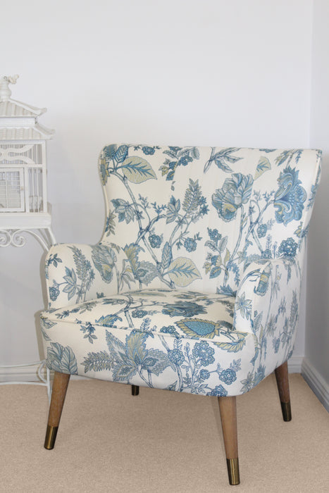 East Hampton Chair Cirencester Floral Velvet