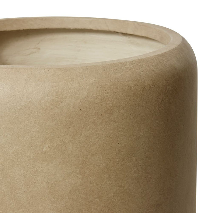 Saheed Fibrestone Planter S3 - Brown