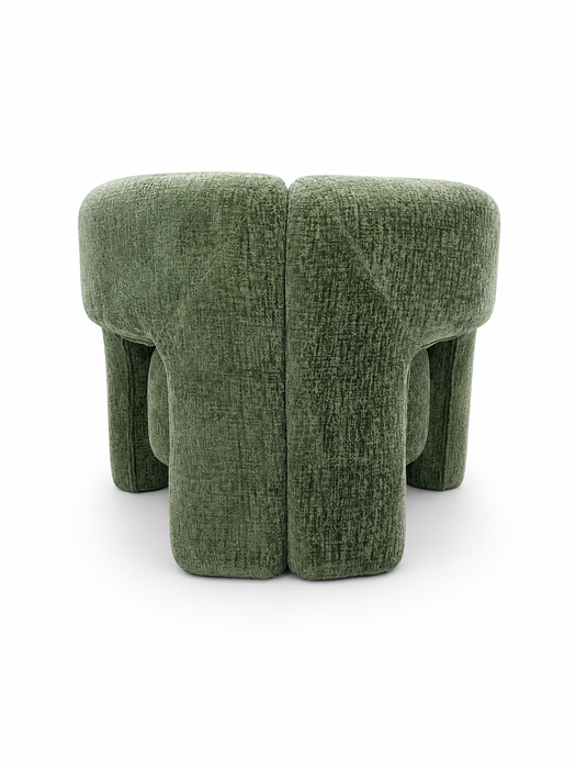 Bella Single Seat Sofa Lounge Accent Chair - Emerald