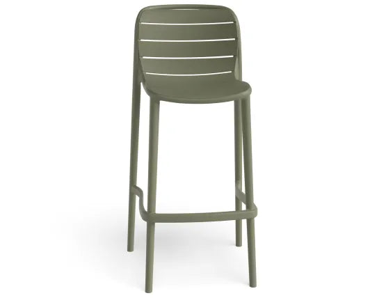 Element Bar Stool - Outdoor - Green, Wood, 103cm H