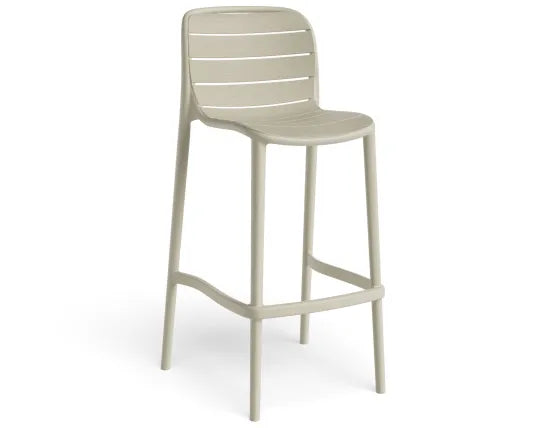 Element Bar Stool - Outdoor - Latte, Wood, 103cm H