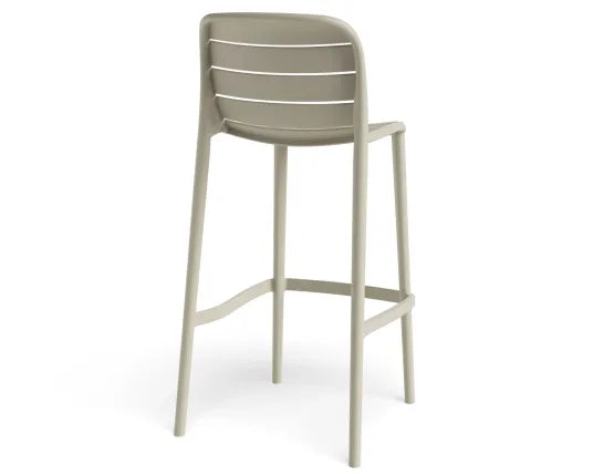 Element Bar Stool - Outdoor - Latte, Wood, 103cm H