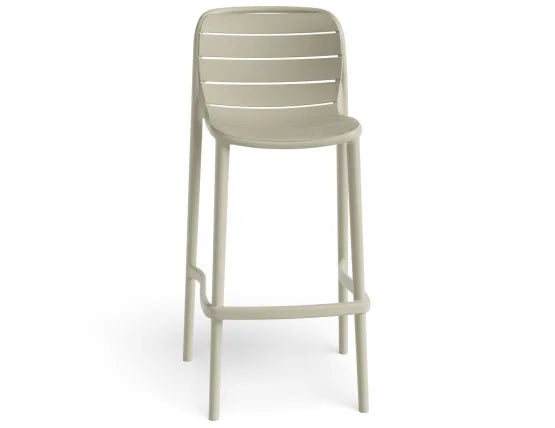 Element Bar Stool - Outdoor - Latte, Wood, 103cm H