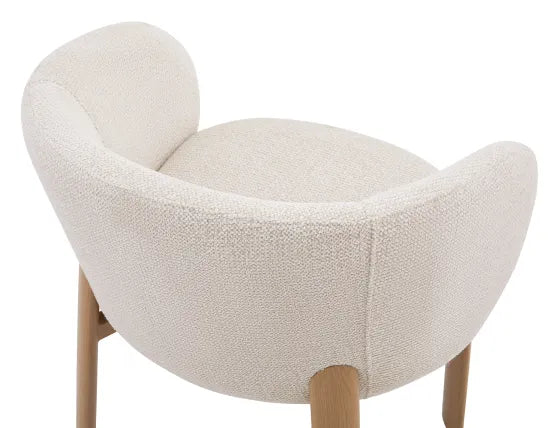 Ellis Dining Chair - Oak - Grey