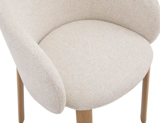 Ellis Dining Chair - Oak - Grey