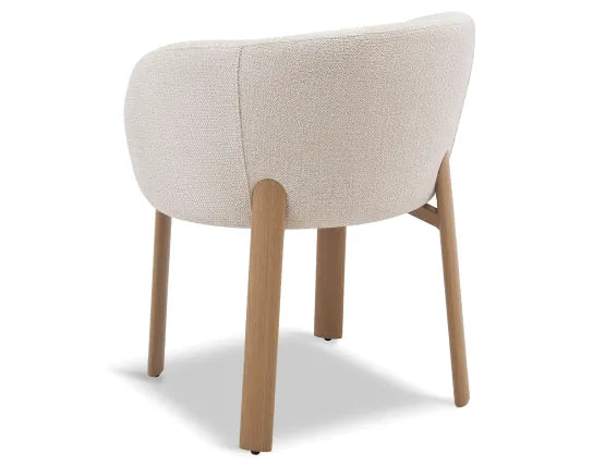 Ellis Dining Chair - Oak - Grey