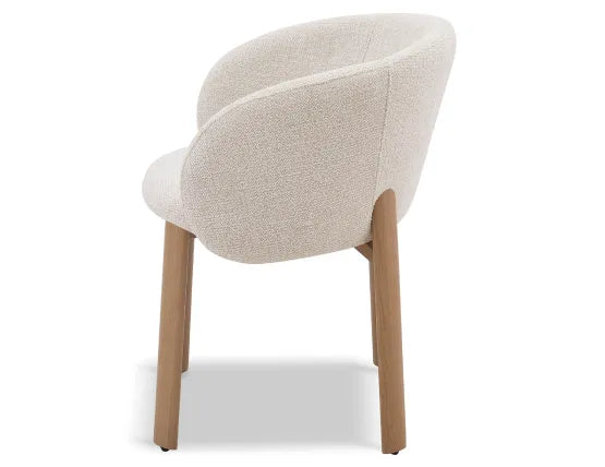 Ellis Dining Chair - Oak - Grey