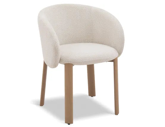 Ellis Dining Chair - Oak - Grey