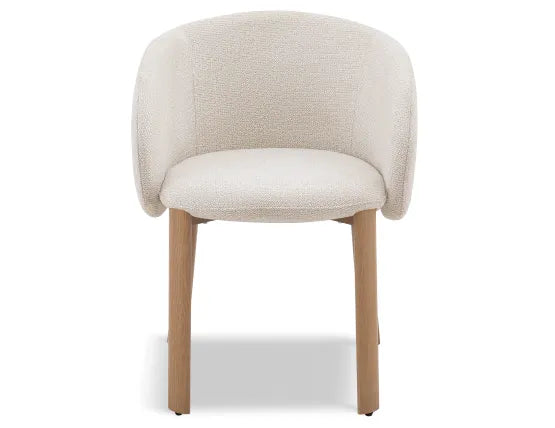 Ellis Dining Chair - Oak - Grey