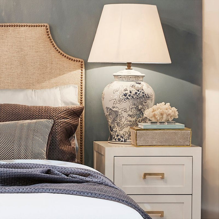 Soloman Bedside Table Small White Set of 2