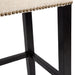 Cafe Lighting and Living Canyon Black Bar Stool