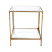 Cafe Lighting and Living Cocktail Glass Square Side Table