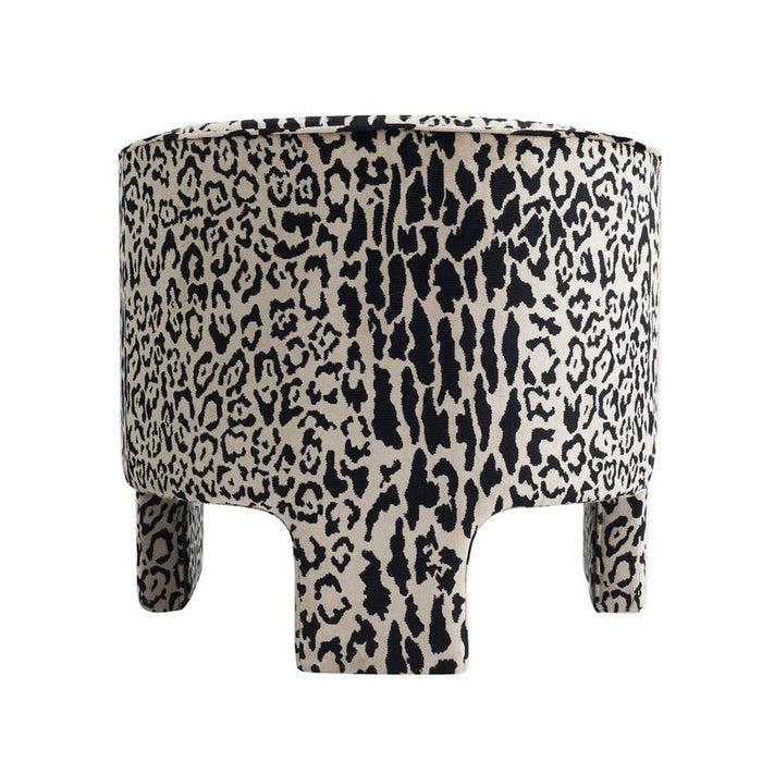 Kylie Arm Chair - Leopard Chenille, Velvet