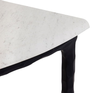 Cafe Lighting and Living Heston Marble Demilune Table