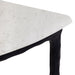 Cafe Lighting and Living Heston Marble Demilune Table