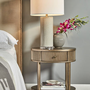 Cafe Lighting and Living Arielle Oval Bedside Table