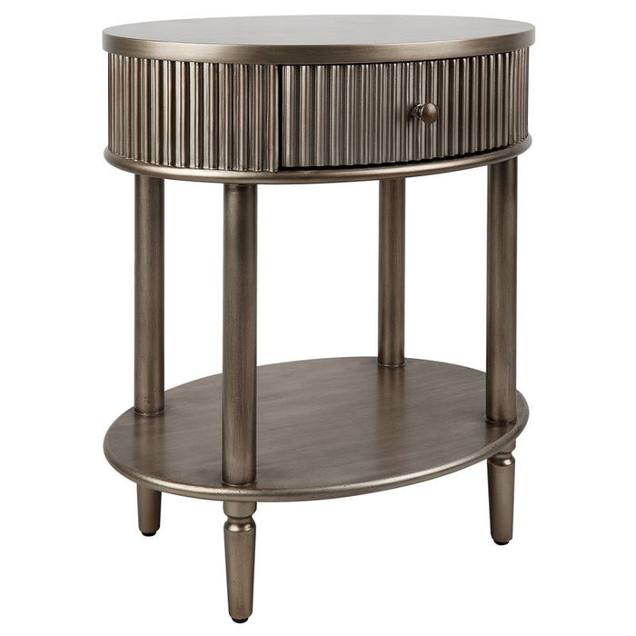 Cafe Lighting and Living Arielle Oval Bedside Table