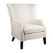 Cafe Lighting and Living Kristian Wing Back Arm Chair - Natural Linen