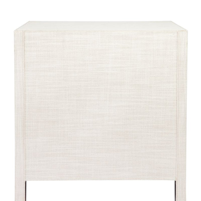 Cafe Lighting and Living Astley Upholstered Bedside Table