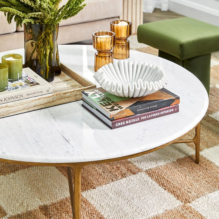 Heston Round Marble Coffee Table