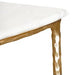 Cafe Lighting and Living Heston Marble Demilune Table