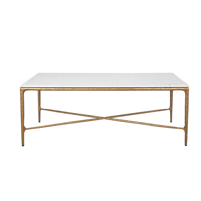 Cafe Lighting and Living Heston Rectangle Marble Coffee Table