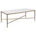 Cafe Lighting and Living Heston Rectangle Marble Coffee Table