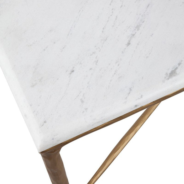 Cafe Lighting and Living Heston Rectangle Marble Coffee Table