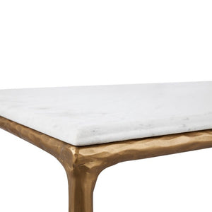Cafe Lighting and Living Heston Rectangle Marble Coffee Table