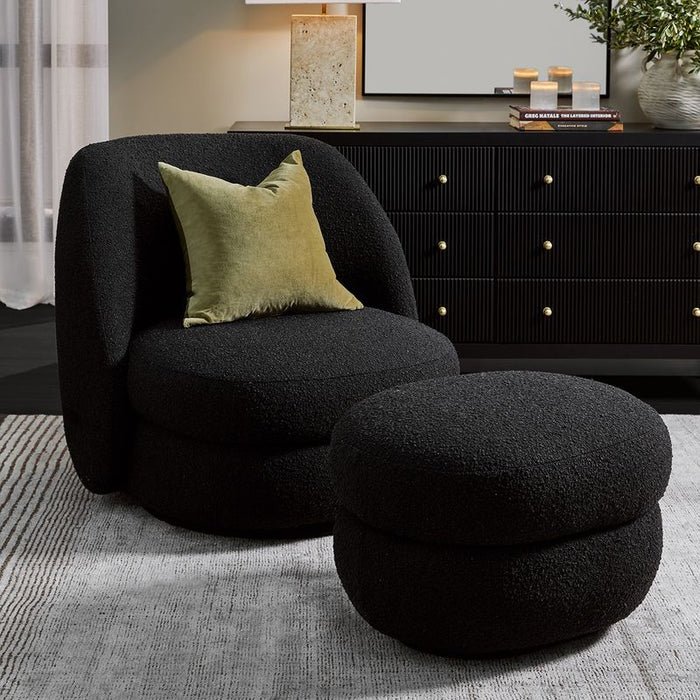 Aurora Swivel Arm Chair