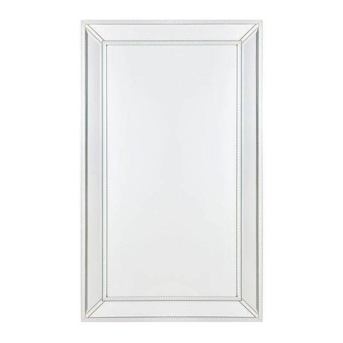 Zeta Wall Mirror - Medium White