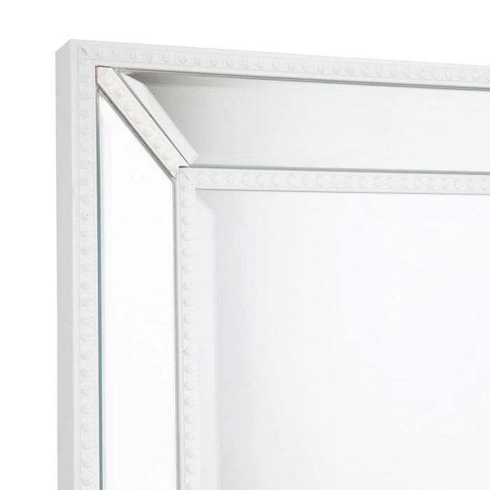 Zeta Wall Mirror - Medium White