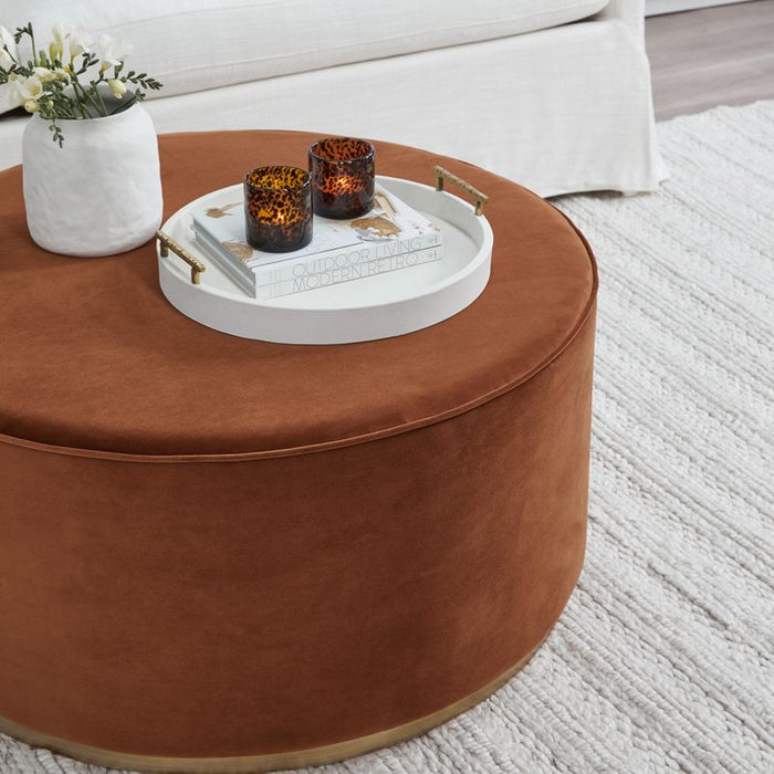 Cafe Lighting and Living Ames Round Ottoman