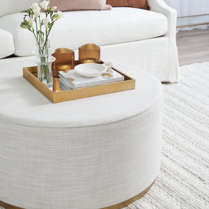 Cafe Lighting and Living Ames Round Ottoman