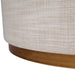 Cafe Lighting and Living Ames Round Ottoman