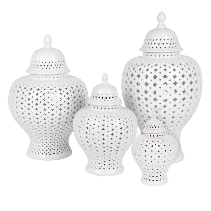 Minx Temple Jar White Range