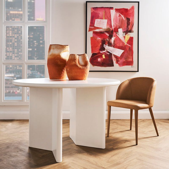 Montauk Round Dining Table - 1.2m White