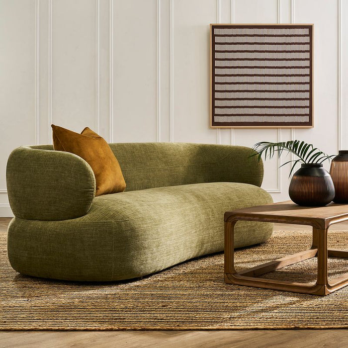 Greenwich 3 Seater Lounge Set - Sage Chenille