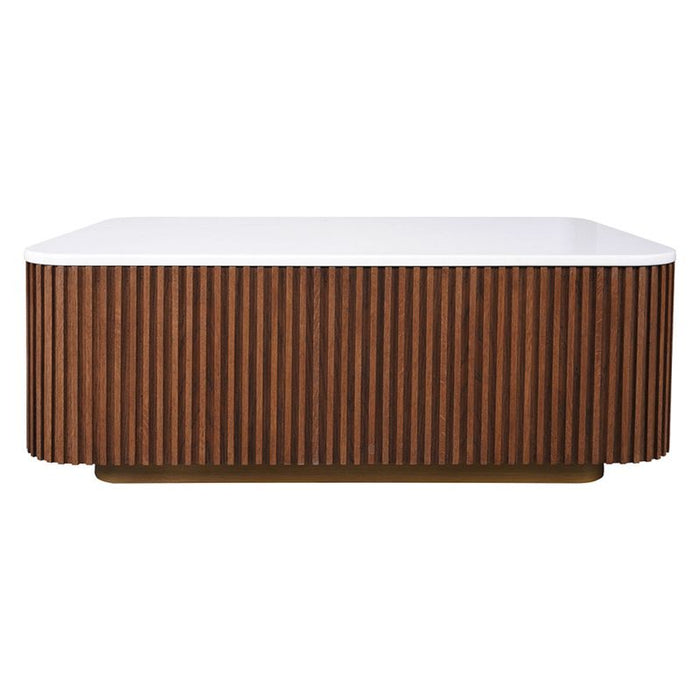 Mason Rectangle Coffee Table - Walnut, 100cm
