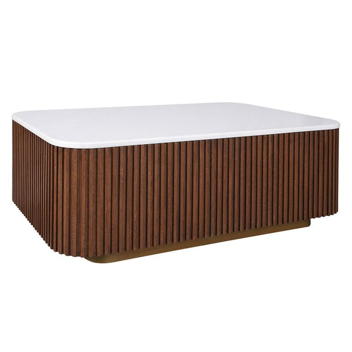 Mason Rectangle Coffee Table - Walnut, 100cm